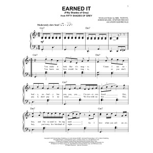 Earned It (Fifty Shades Of Grey)